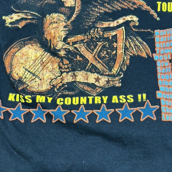 Rascal flatts 2011 tour t-shirt women’s small petit black band tee country music - Picture 6 of 7
